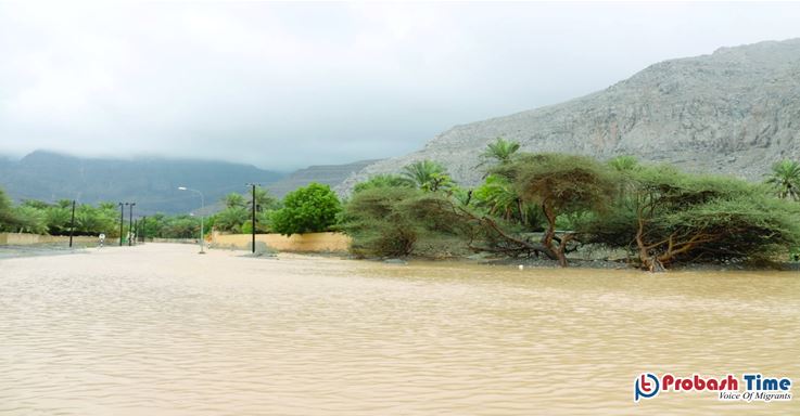 ওমানে ভয়াবহ বৃষ্টিপাত