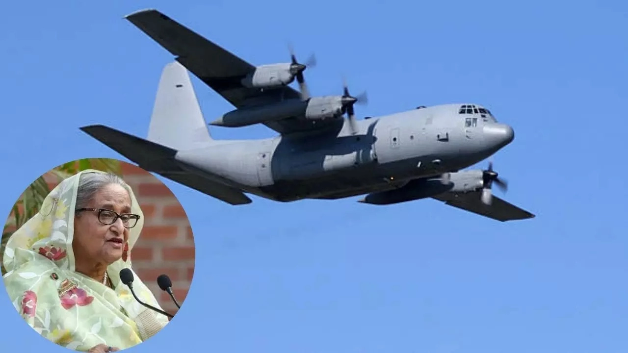 ভারতের ঘাঁটি ছেড়েছে হাসিনাকে বহন করা বিমান, দেখুন ভিডিও