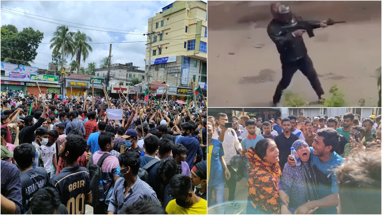 হেলিকপ্টার থেকে গুলি ও টিয়ারশেল ছোড়ার নির্দেশ ছিল তার