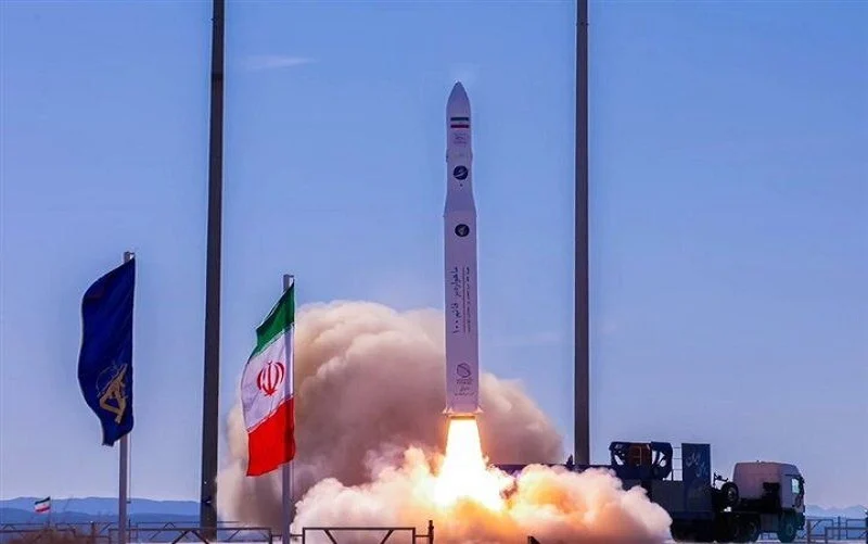 Iran launches new research satellite chamran 1 into orbit 1726327883