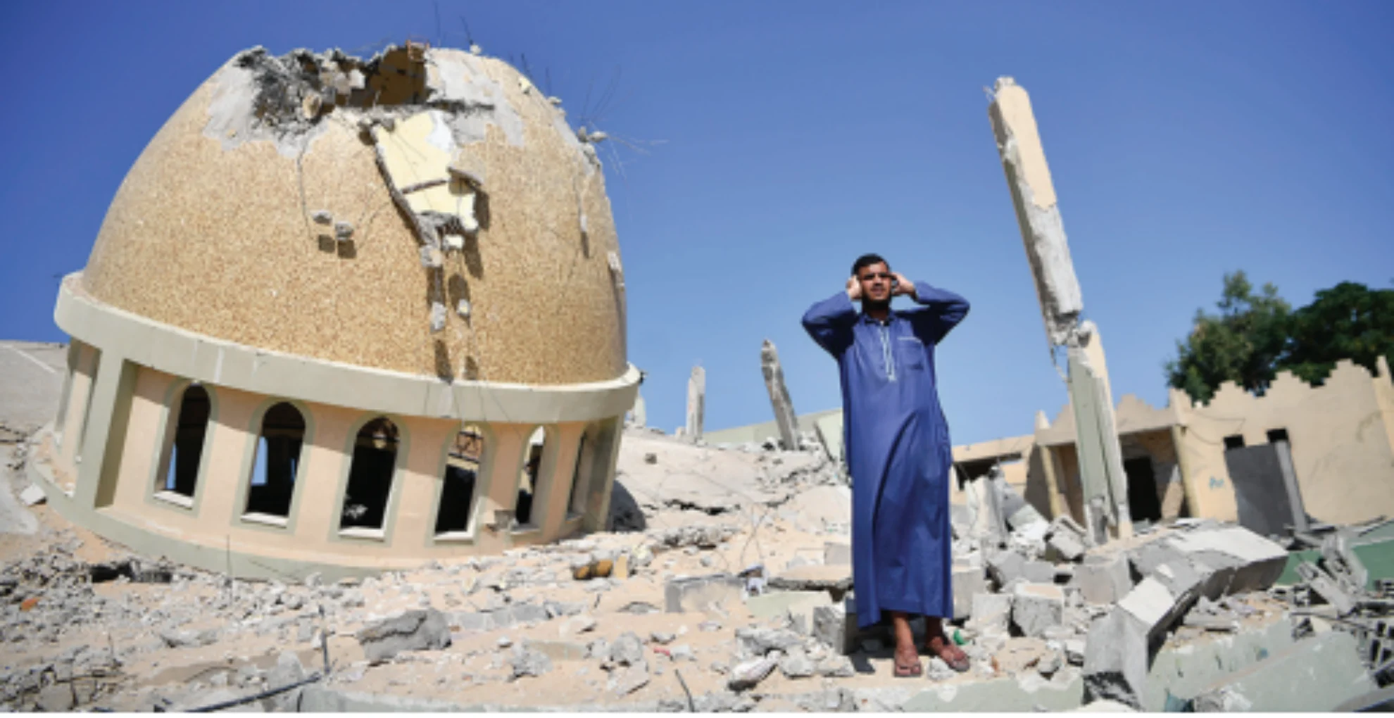 ইসরাইলি হামলায় মাটির সঙ্গে মিশে গেছে গাজার ৮৮০ মসজিদ