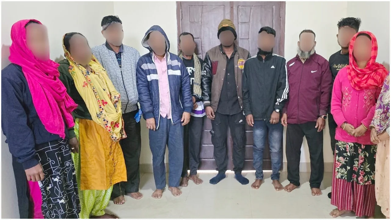 নারী শিশুসহ ১৬ বাংলাদেশি গ্রেপ্তার