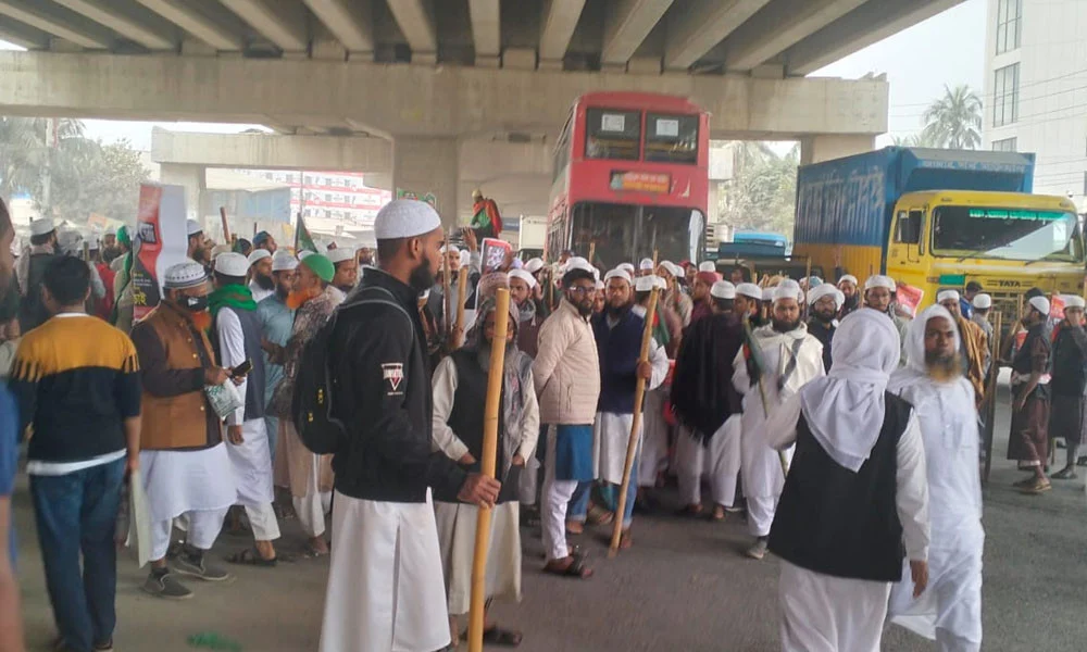 সাদ ও জুবায়েরপন্থীদের সংঘর্ষে মহাসড়ক অবরোধ