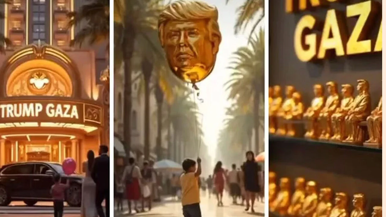 গাজা দখল ও নিয়ন্ত্রণের ভিডিও প্রকাশ করলেন ট্রাম্প