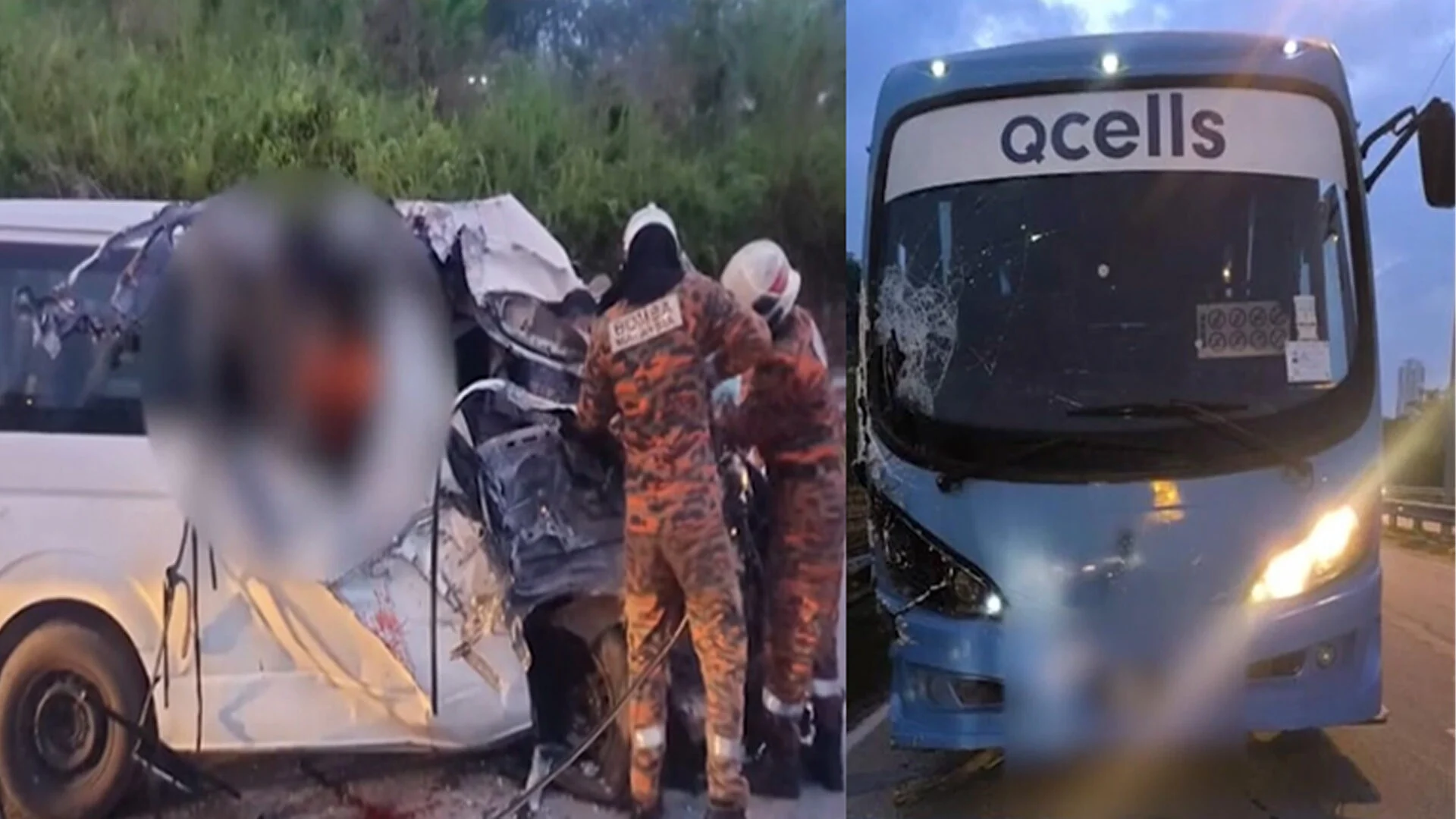 বাস ভ্যান সংঘর্ষে বাংলাদেশি নিহত, আহত ১২