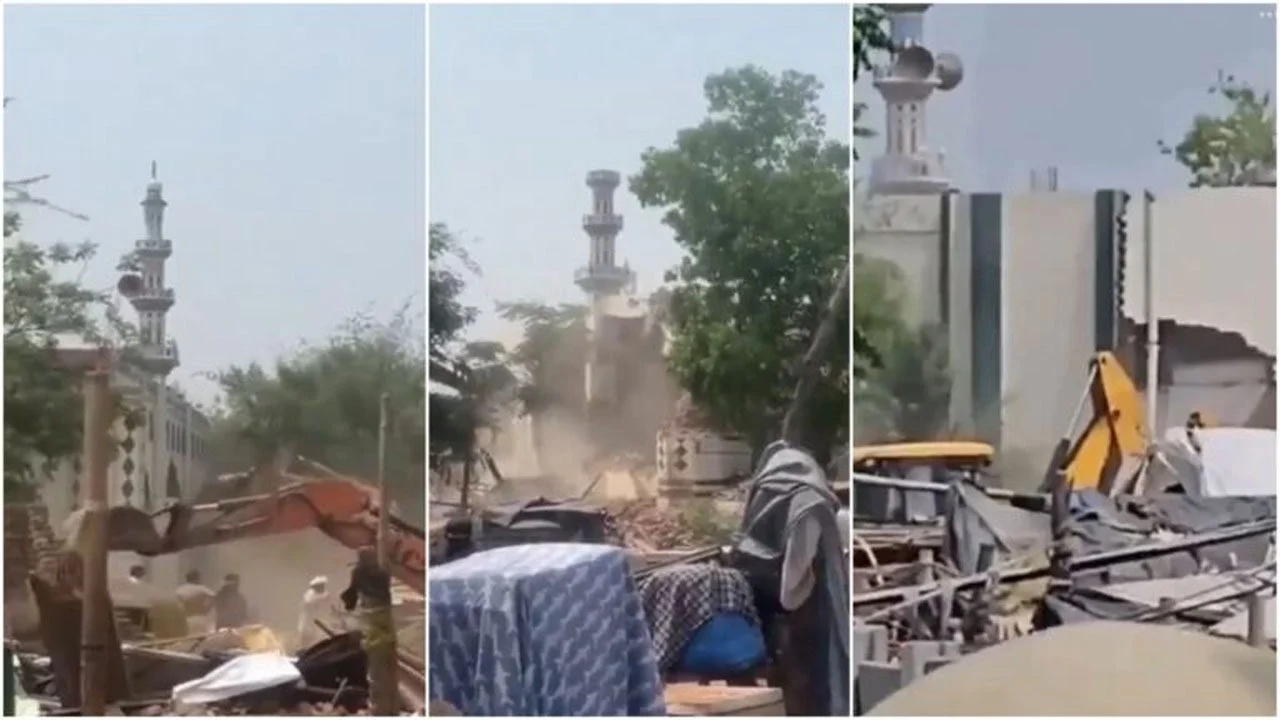 ভারতে ভেঙে গুঁড়িয়ে দেওয়া হলো ৫০ বছরের পুরোনো মসজিদ (ভিডিও)