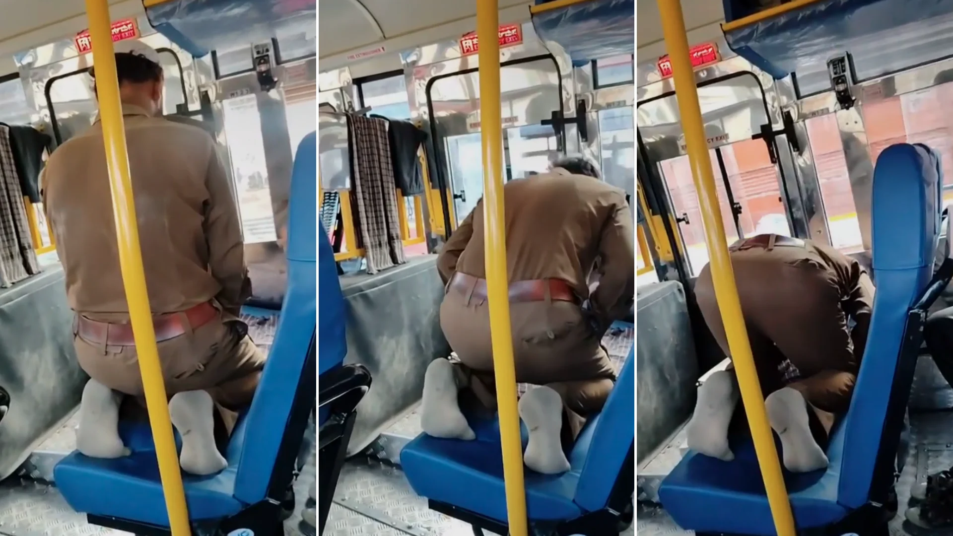 Driver gets into trouble for stopping bus for prayers in india!