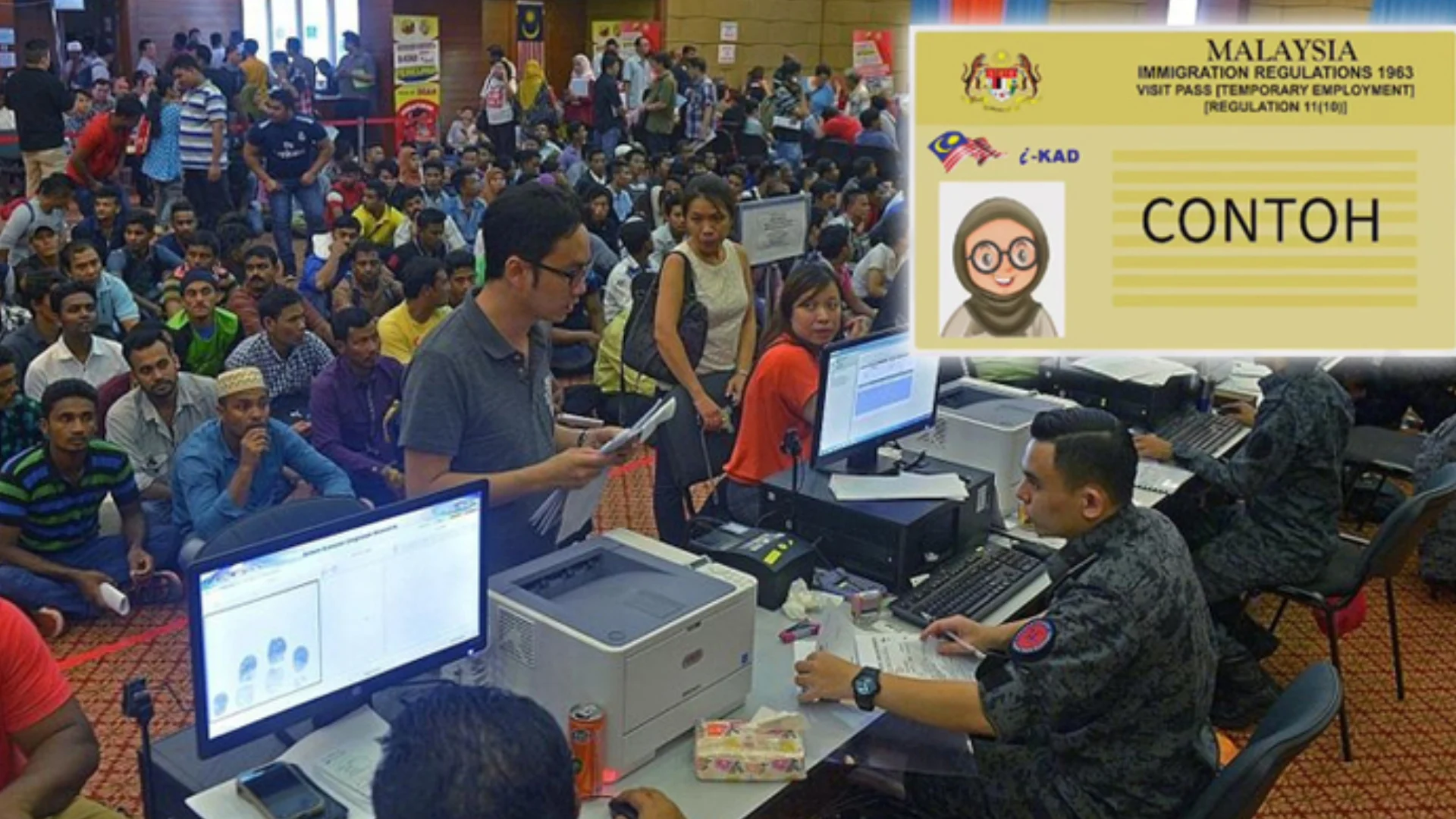 Malaysia is introducing smart i cards for expatriate workers