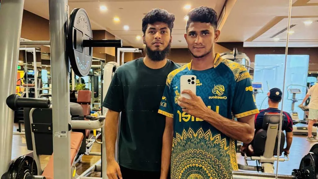 Rishad and nahid reunite with team after three days 'stuck' at airport