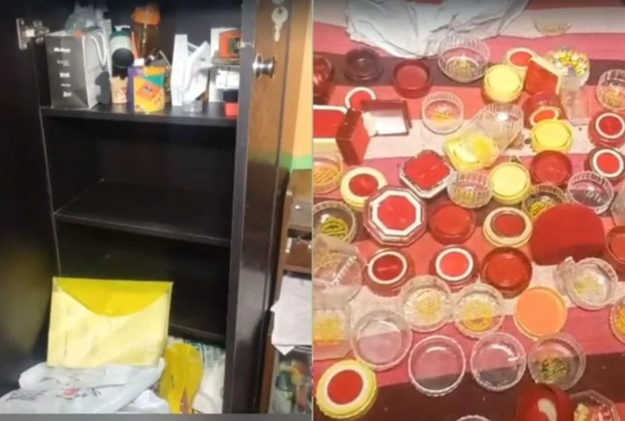 Thief steals rs 12 lakh after running ac, eating sweets, flees