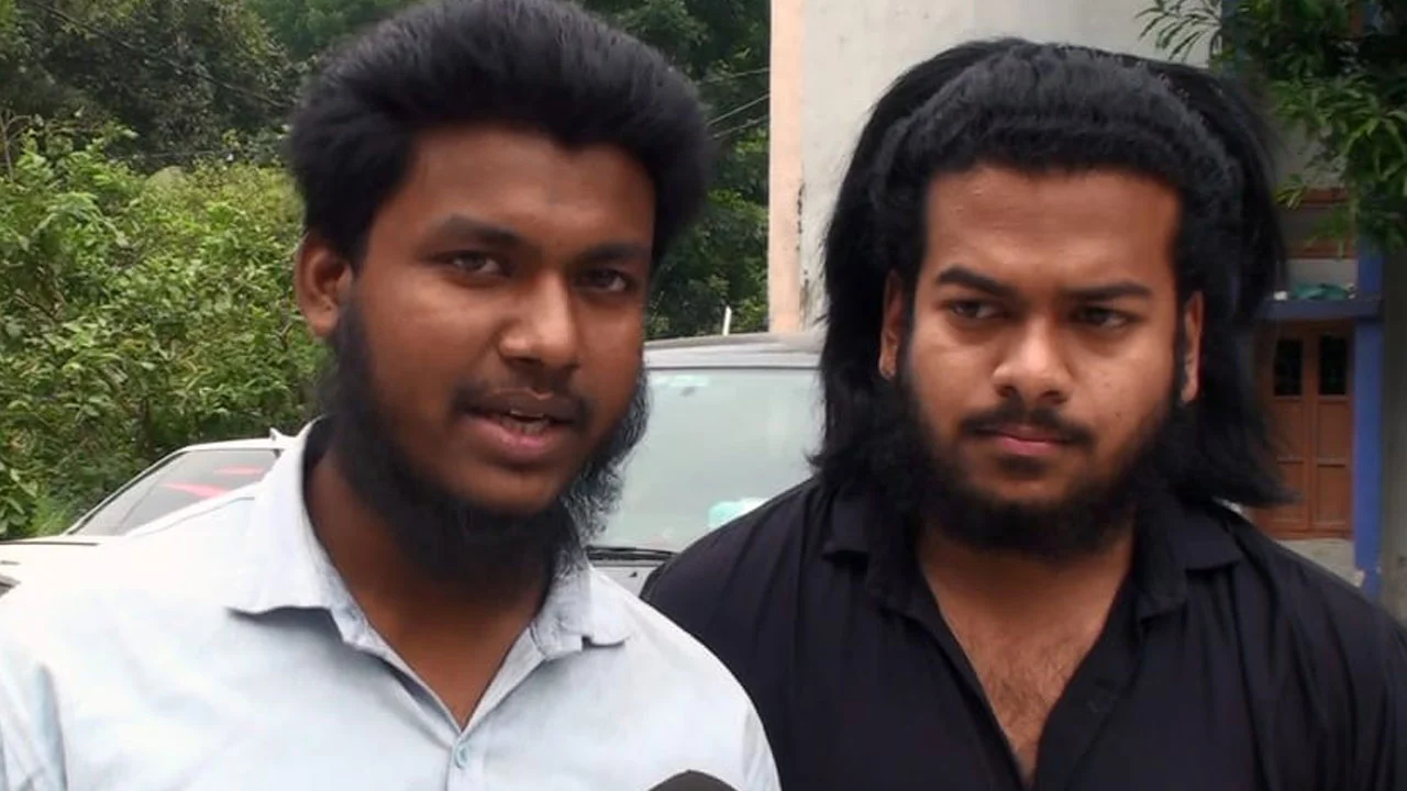 Two student representatives of the anti discrimination group arrested on extortion charges