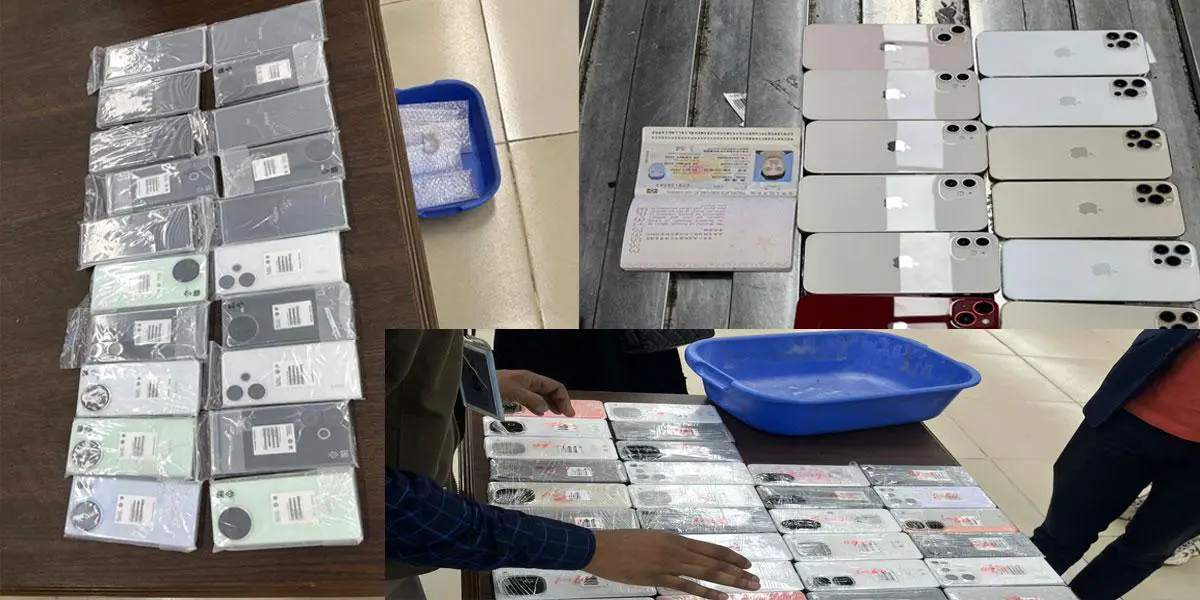 117 mobile phones seized at shahjalal airport