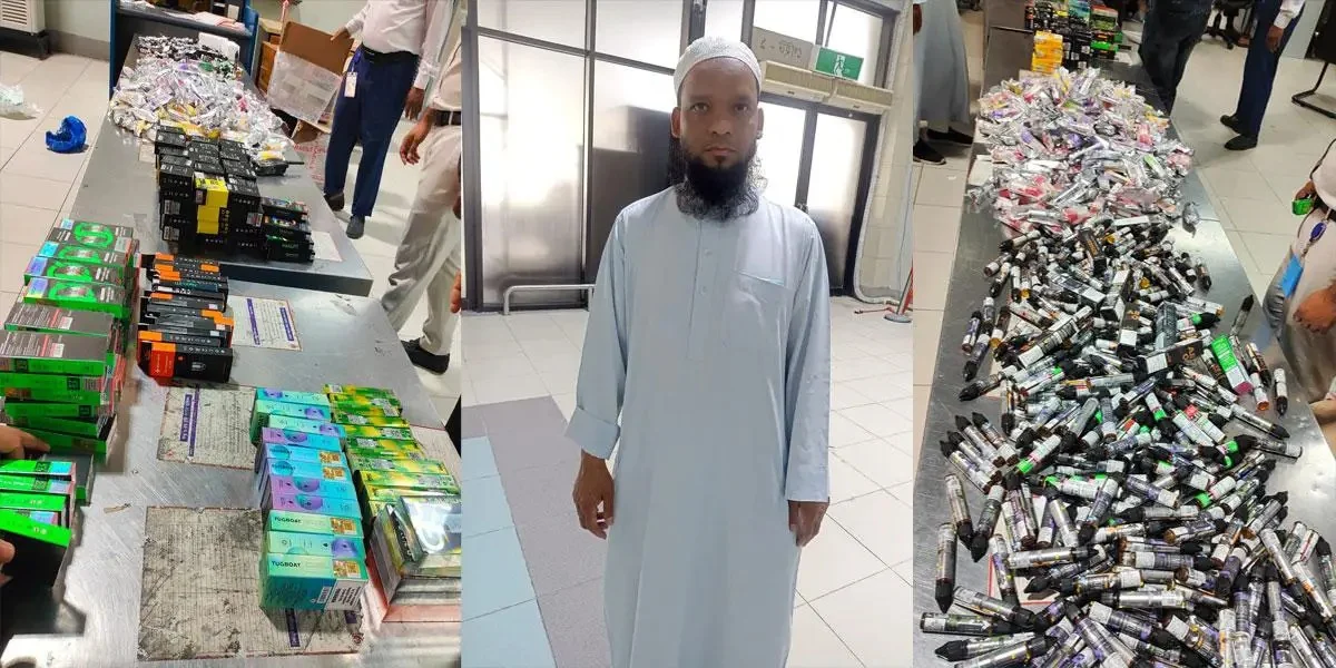 Electronic cigarettes seized from airport
