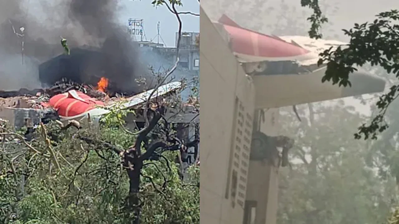 Former gujarat chief minister was on board the crashed plane