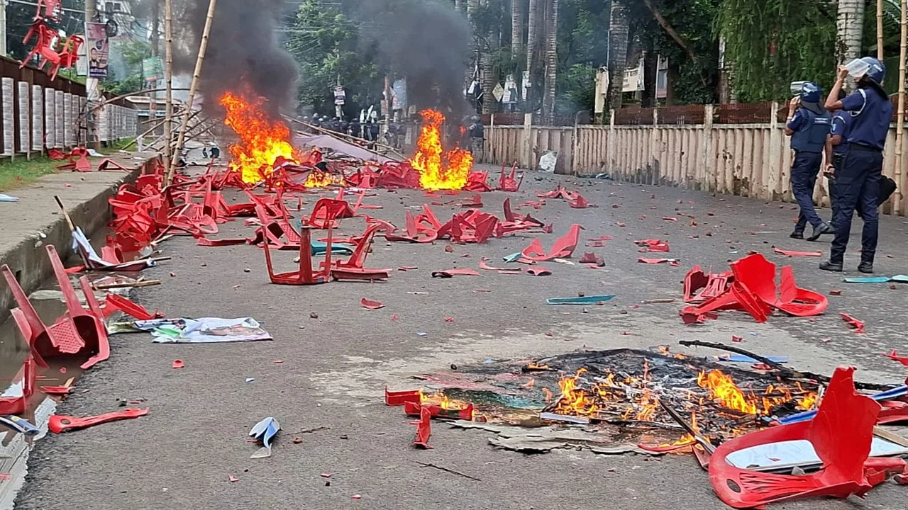 3 killed in clashes around ncp rally in gopalganj