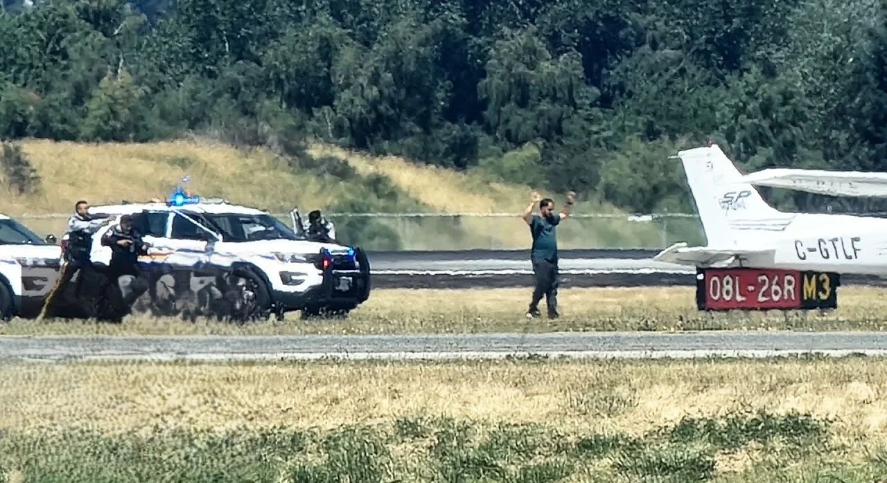 Airport closed due to plane theft, plane thief arrested