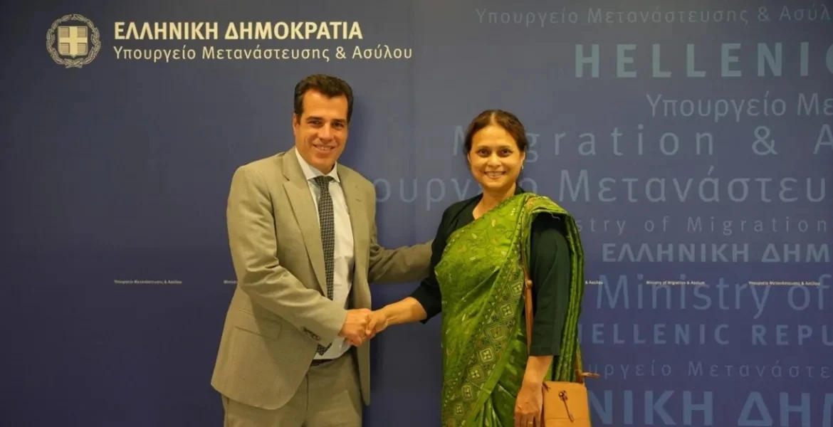 Bangladesh ambassador meets greek migration minister