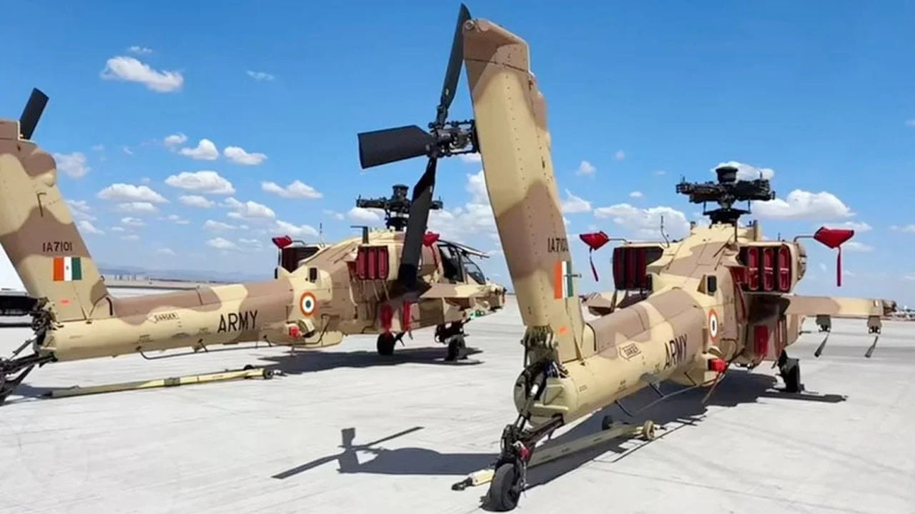 'flying tank' apache helicopter arrives in india after 15 months