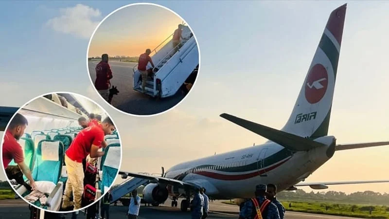 Mother unable to stop son and girlfriend from traveling to nepal despite bomb threat on plane