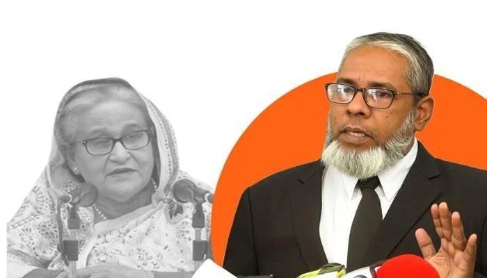 Sheikh hasina did not commit any crime, was busy with development lawyer amir hossain