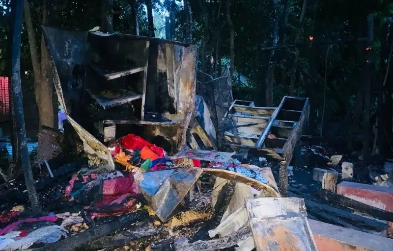 Thieves burn down expatriate's house after not receiving 5 lakh taka ransom