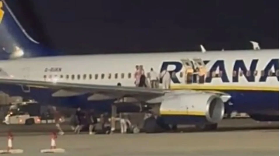 Eighteen people injured fire rya