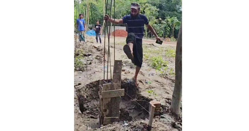 Expatriate's under construction house vandalized for non payment of dues