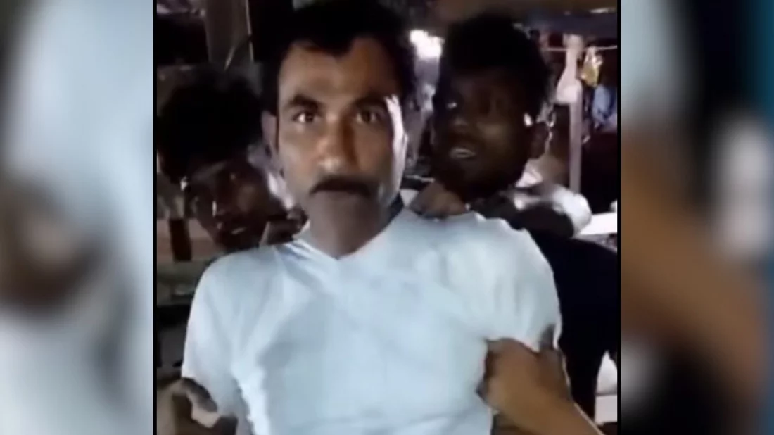 Harun caught red handed in an objectionable situation with an expatriate's wife