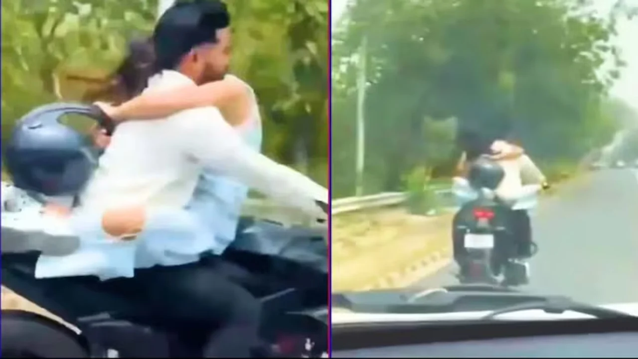 Police fined tk 75,000 for riding a bike with his girlfriend on his lap