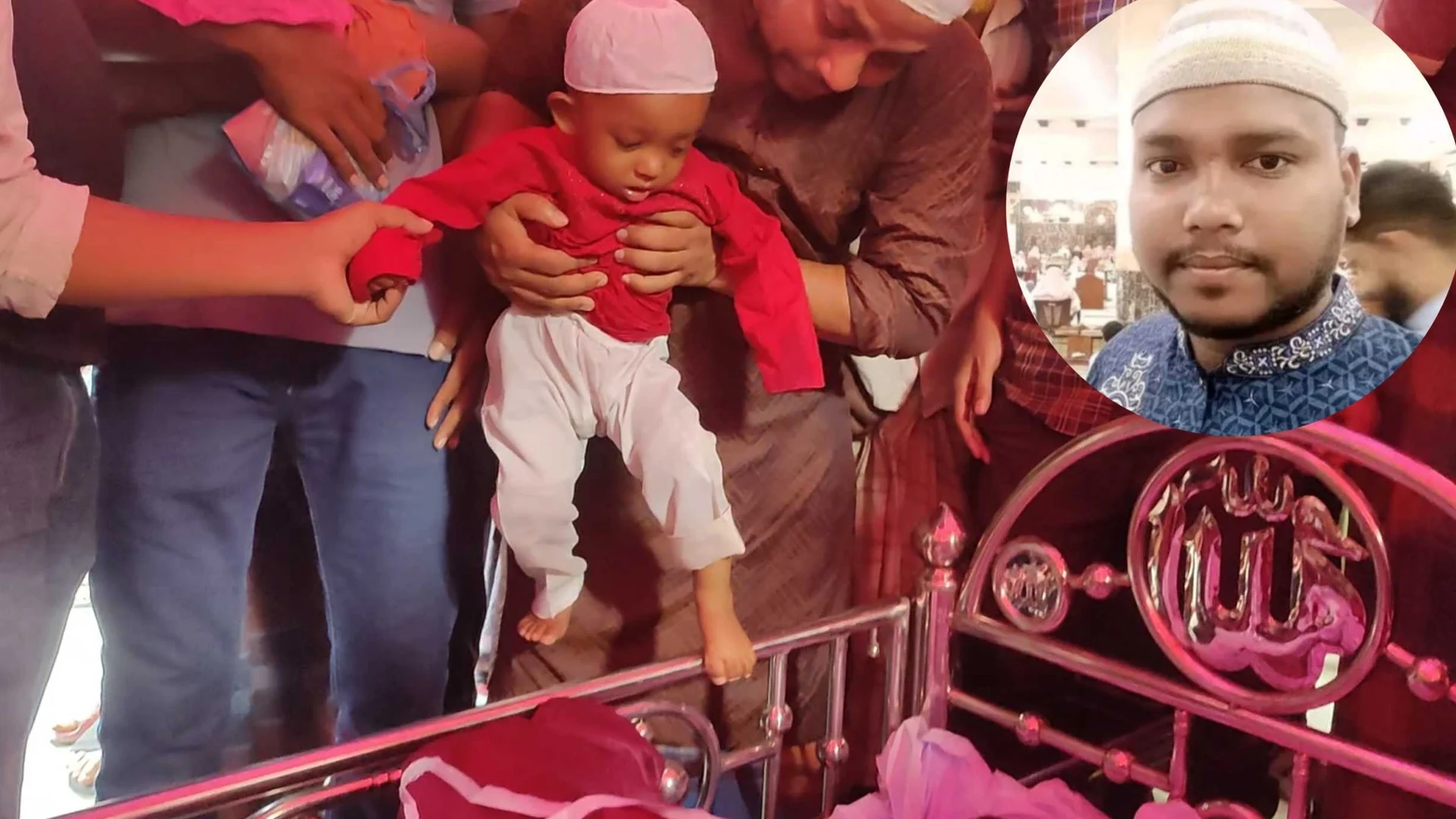 Baby ayan's first meeting with expatriate father was his last