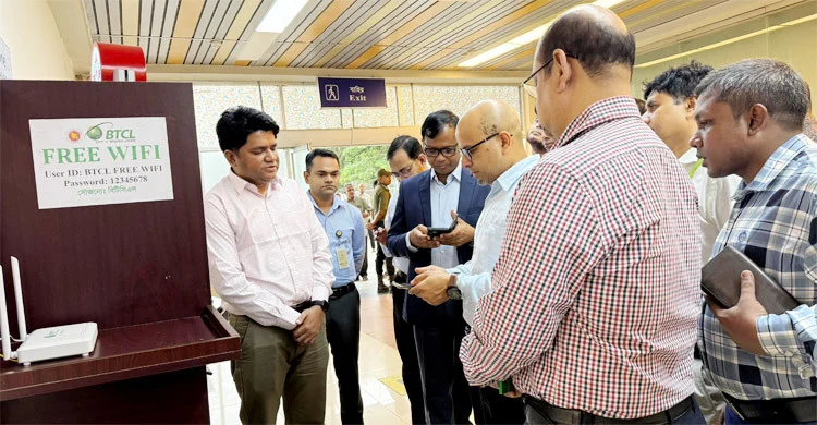 Free wifi telephone service launched at the airport