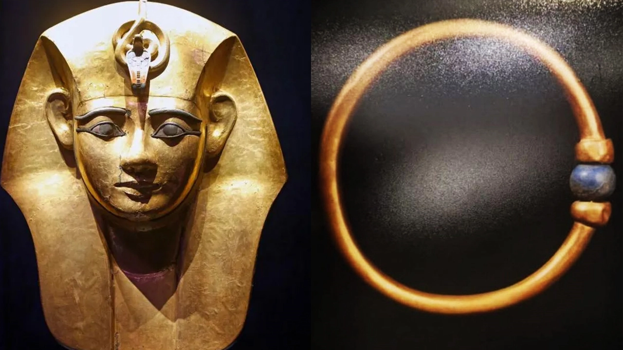 'pharaoh's' gold bracelet stolen from museum