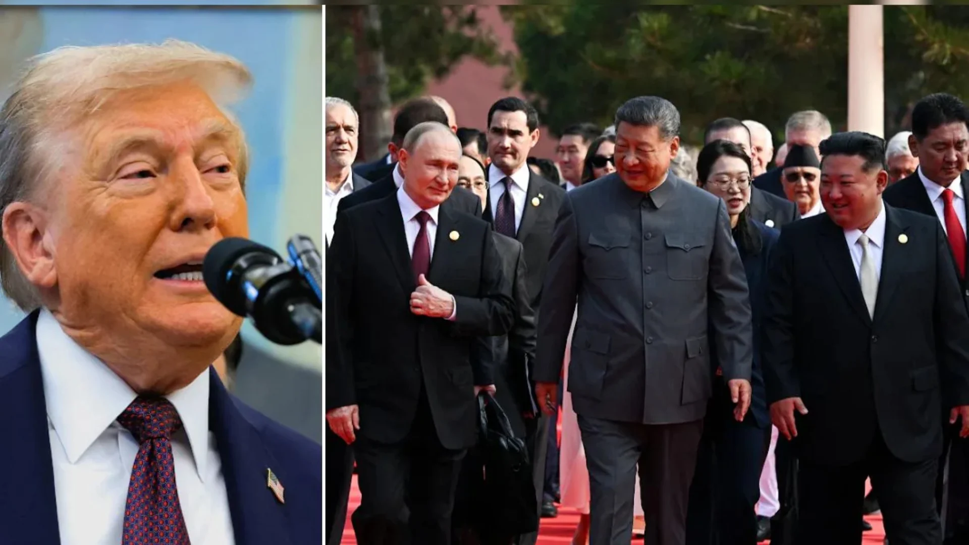 Putin, xi and kim are conspiring against the us trump