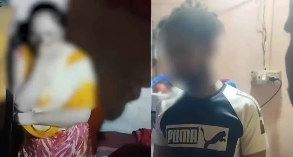 After finishing his duty, he went home to surprise his wife and found her having an affair