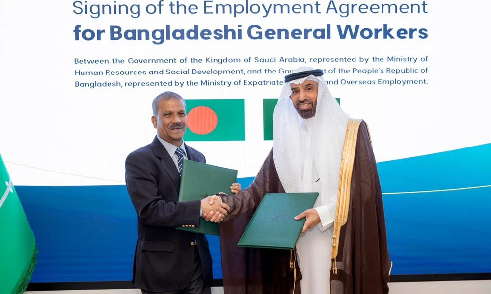 Good news, agreement signed to employ bangladeshi workers in saudi arabia