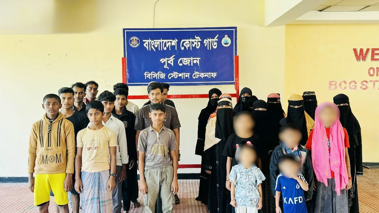 28 rescued including women and children while being trafficked to Malaysia