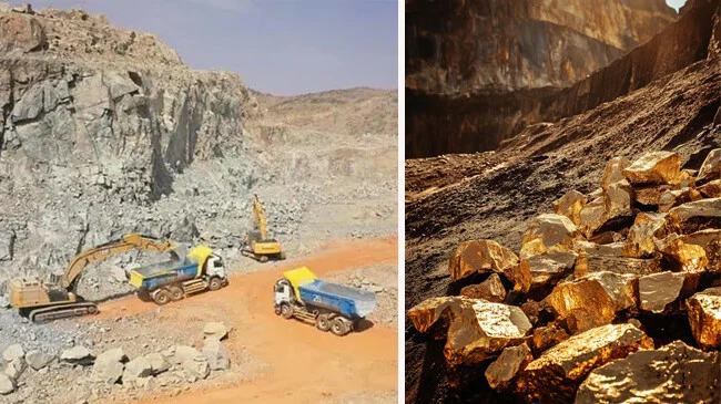 Mining site in saudi arabias najran region