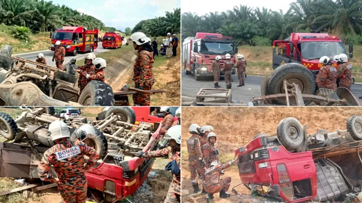 Lorry accident in Malaysia 3 Bangladeshi expatriates dead so far