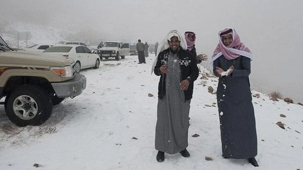 Temperatures in Saudi Arabia could drop to minus