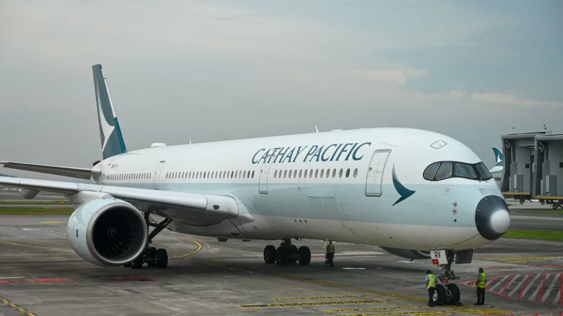 The plane took off in 2026 and landed in 2025.