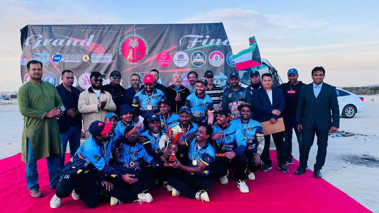 Bangladeshi expatriates emerge champions in Kuwait Summer League cricket tournament