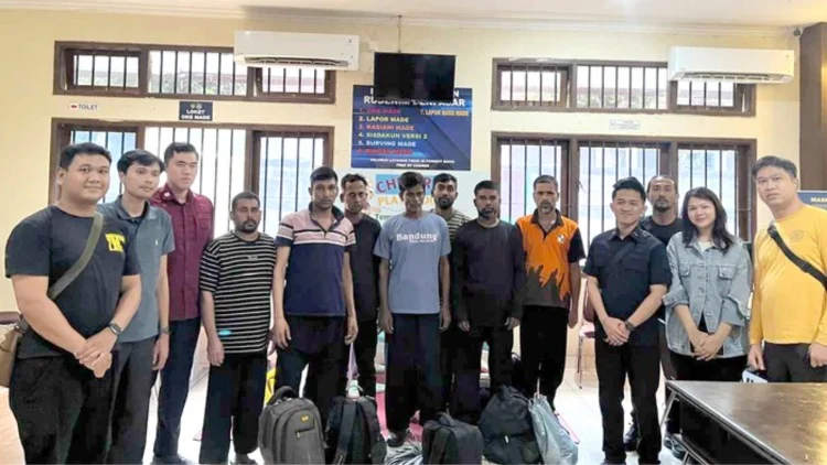 Seven Bangladeshis detained for illegal entry into Indonesia