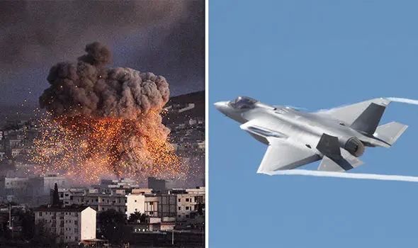 Syria warplanes USA airstrike fighter