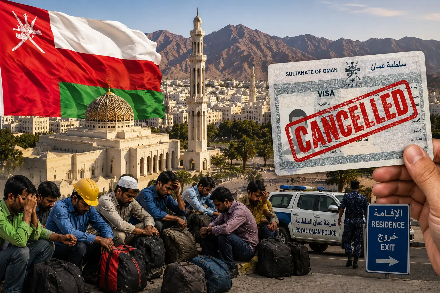 Oman visa cancel